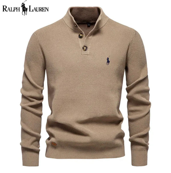 RL™ Pullover à Col Boutonné - Classique et Élégant