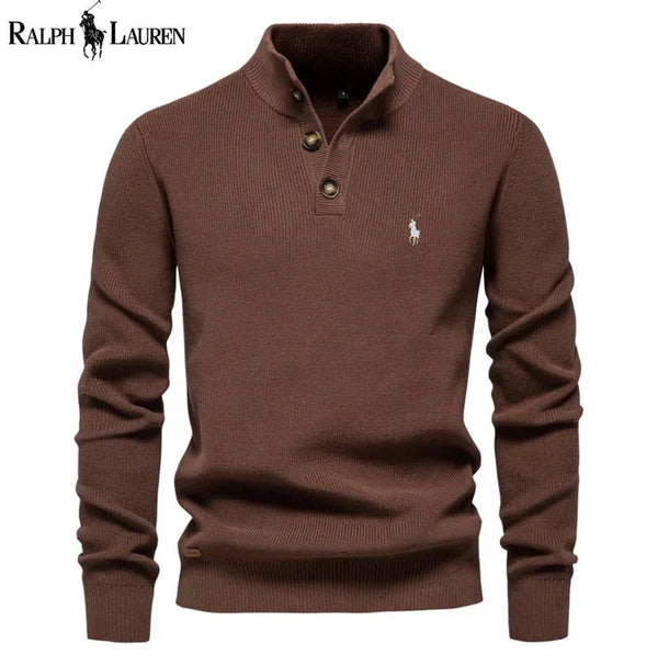 RL™ Pullover à Col Boutonné - Classique et Élégant